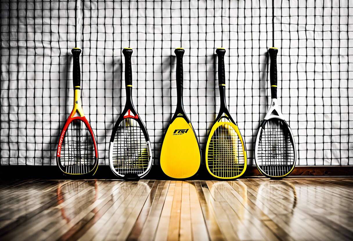 Premiers pas sur le court : choisir sa raquette de squash