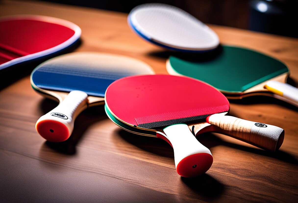 Comprendre les caractéristiques fondamentales d'une raquette de ping-pong