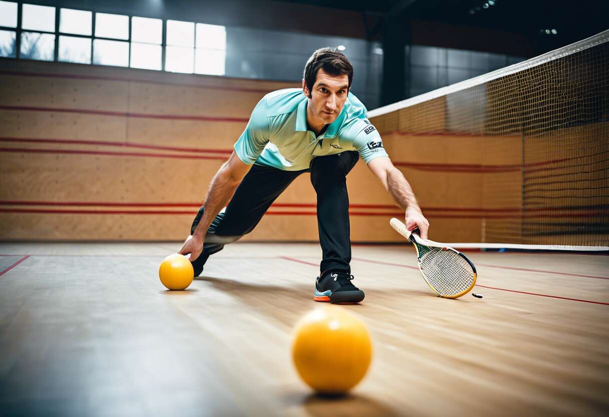 Les balles de squash : une question d'expérience et de vitesse