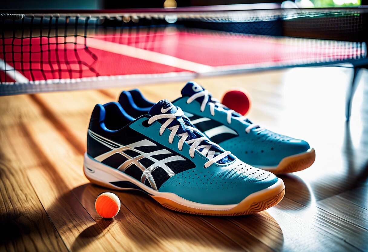 Sélection des meilleures chaussures indoor pour le tennis de table