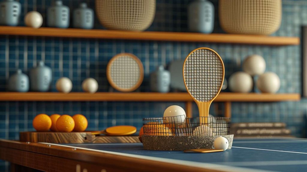 Rangement malin : solutions pour équipements de ping-pong