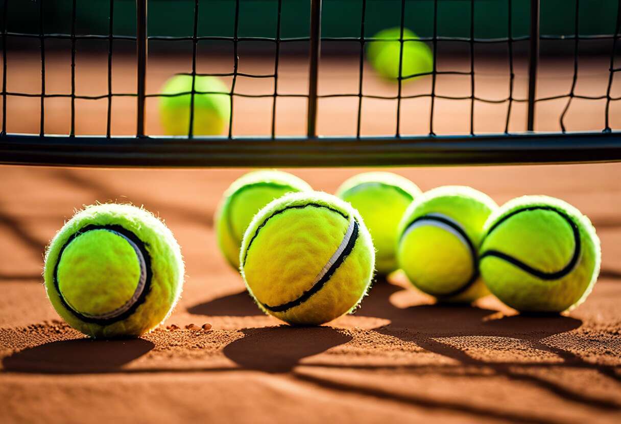 Balles sans pression : comprendre leur principe et utilisation au tennis