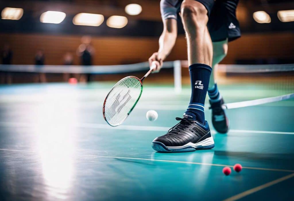 Importance du choix des chaussettes dans la pratique du badminton