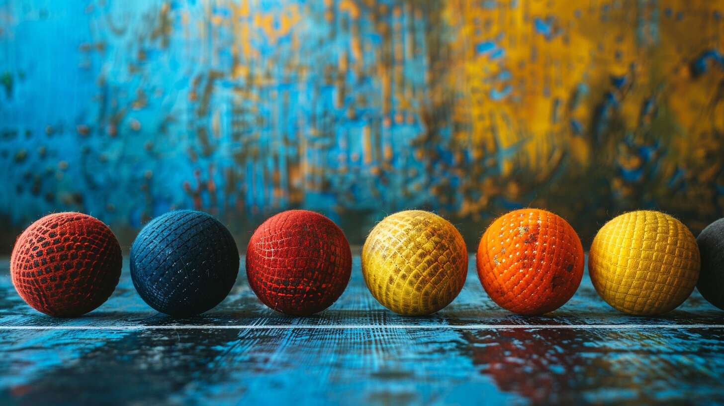 Les différents types de balles de squash et leurs significations