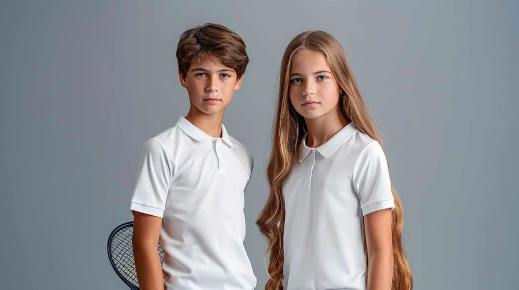 Vêtements de tennis junior : tendances 2024 pour filles et garçons