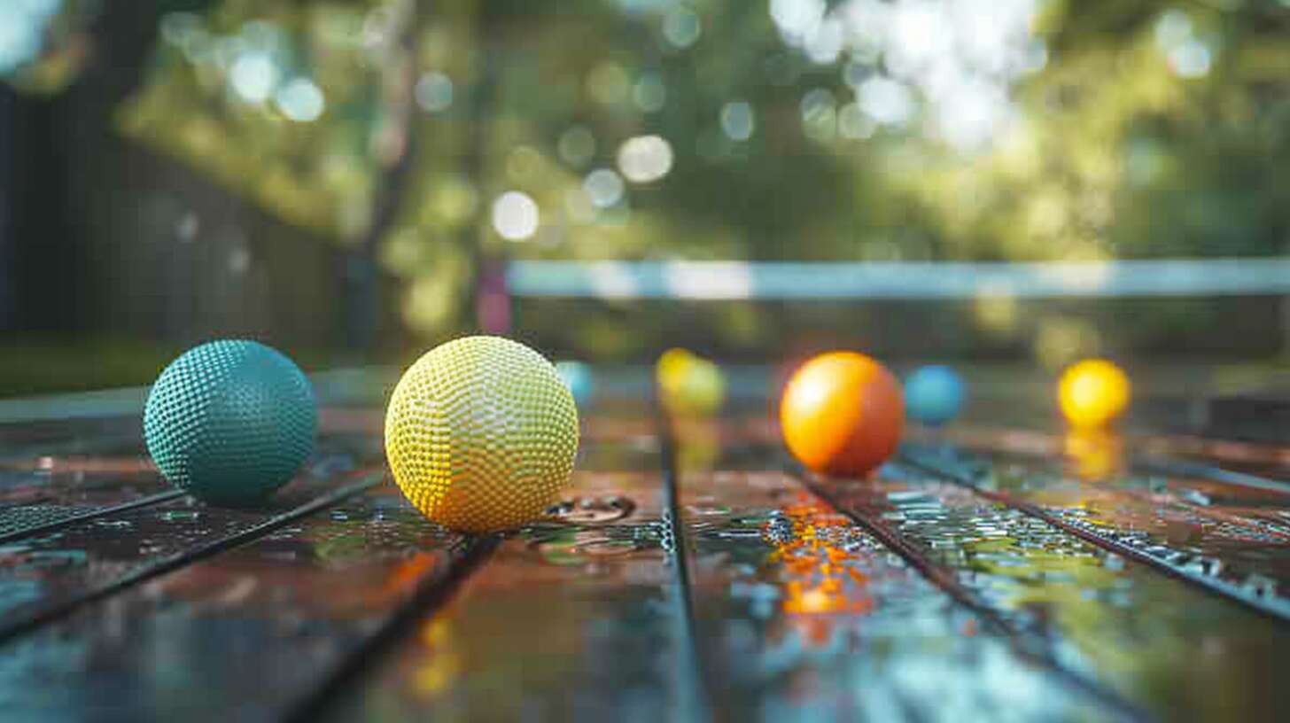 Les spécificités des balles de tennis de table pour l'extérieur
