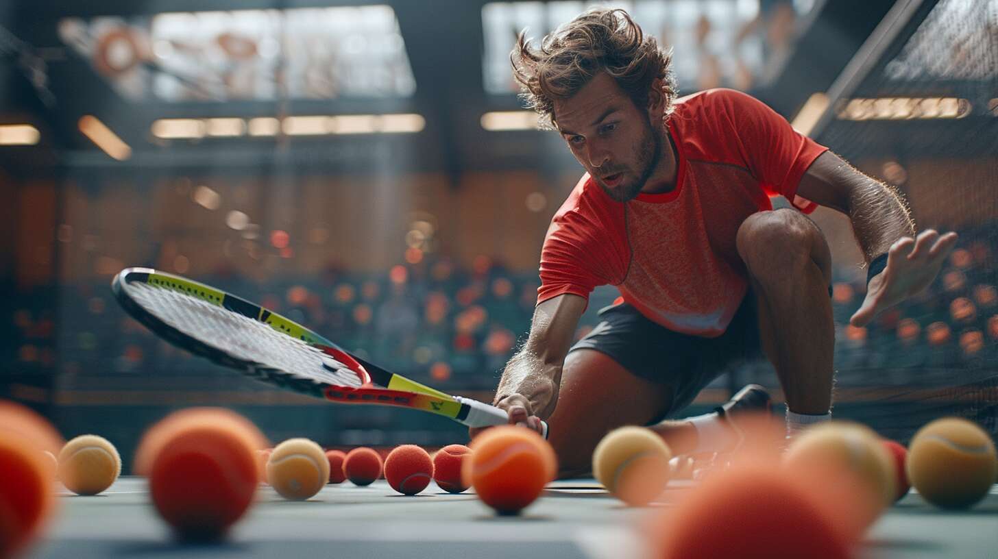 Maîtriser l'équipement spécifique au squash : choix de la raquette et des balles