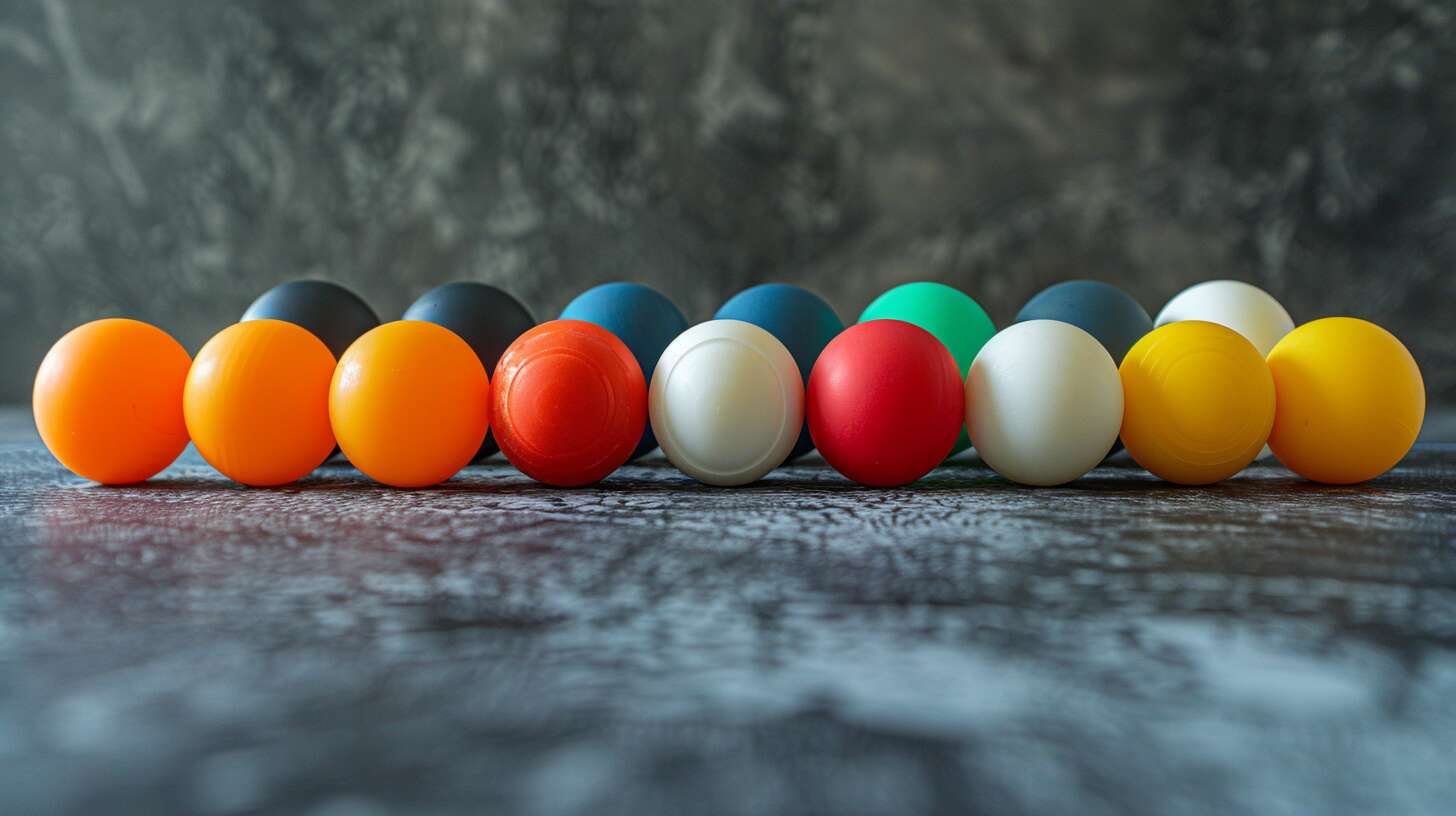 Choisir la couleur de sa balle : entre tradition et stratégie