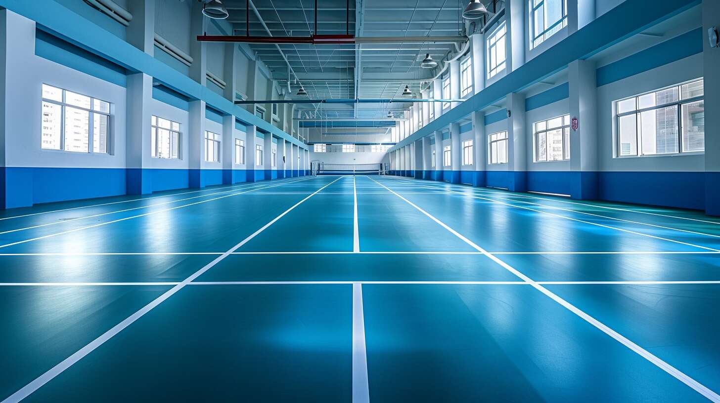 La sélection du revêtement idéal pour un terrain de badminton