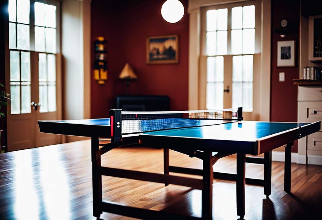 Mesurer et optimiser l’espace nécessaire à un coin ping-pong à domicile
