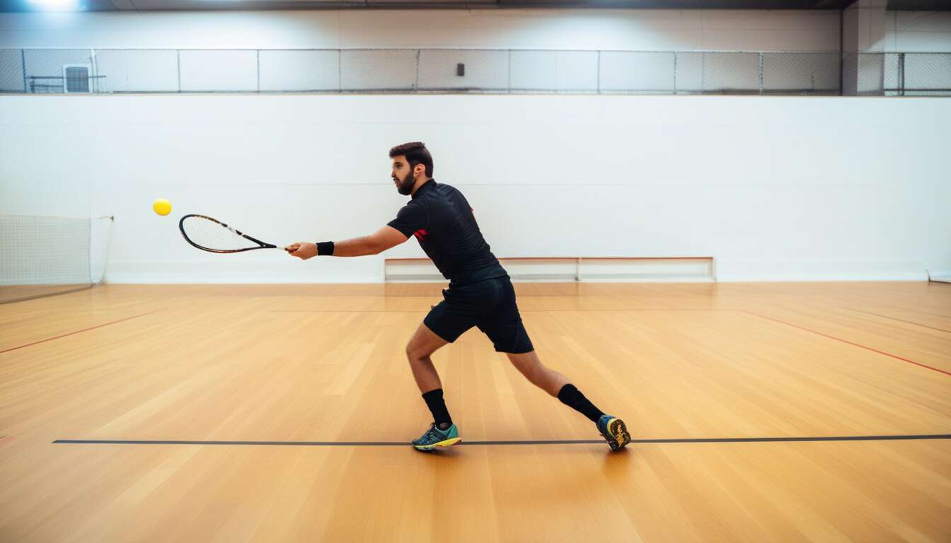 Technique avancée : l’influence de la balle sur le spin au squash